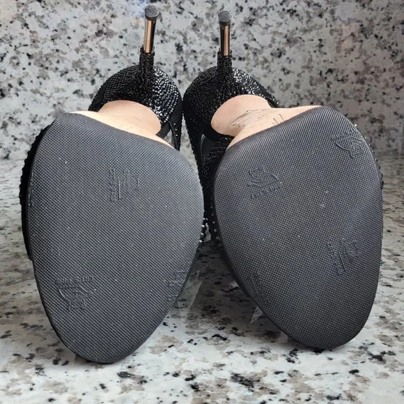 Giuseppe Zanotti heels embellished with crystals EU Sz 40 Mint condition - Picture 16 of 17